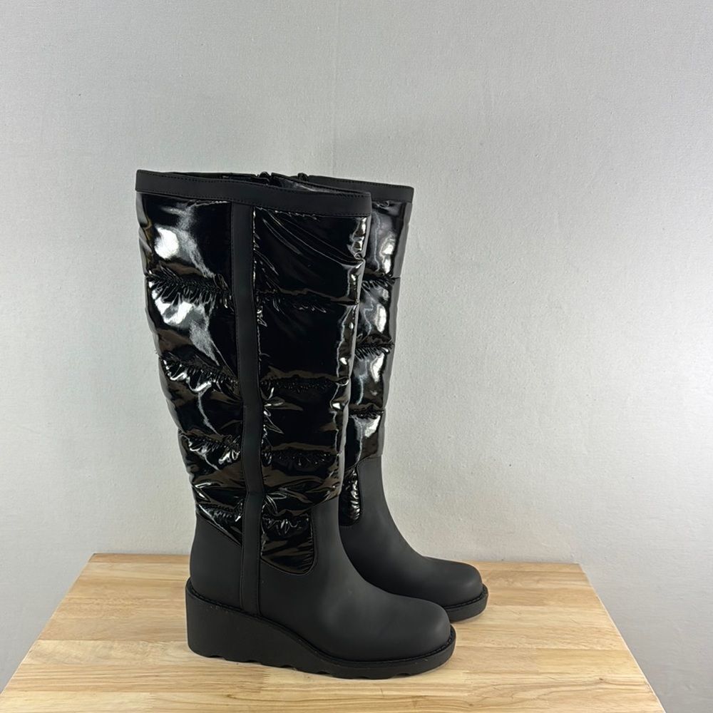 Inc International Concepts Hiliah Puffy Boots- Black- Size 5 M- Nib